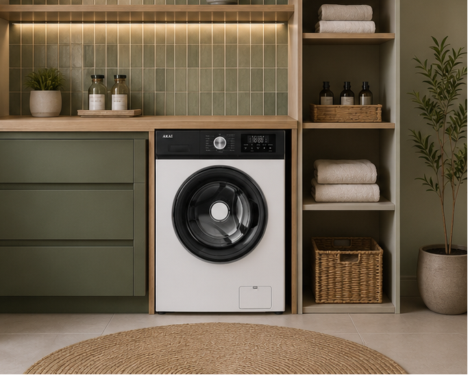 AQUA80125A20S Akai lavatrice classe A 8kg 1200 giri libera installazione bianca