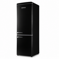 GNCBV310 Nikkei frigorifero combinato retrò classe E 300L nero azzurro