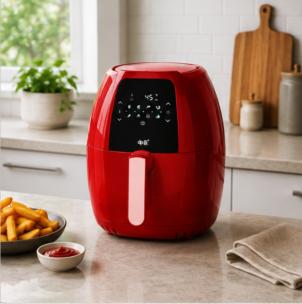 DPMYJ701 DPM friggitrice ad aria digitale Syrocc 10 8L 1800W rossa