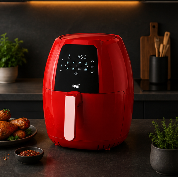 DPMYJ701 DPM friggitrice ad aria digitale Syrocc 10 8L 1800W rossa