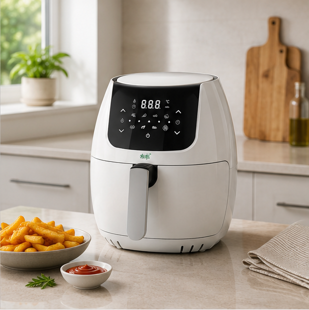DPMYJ704 DPM friggitrice ad aria digitale Syrocc 10 8L 1800W bianca