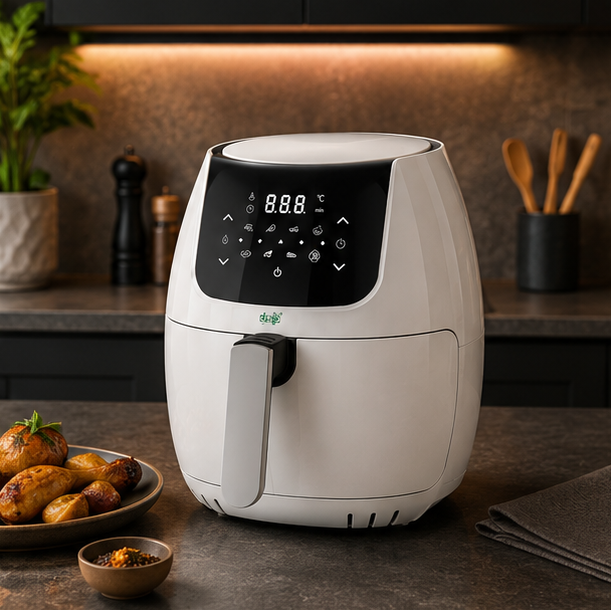 DPMYJ704 DPM friggitrice ad aria digitale Syrocc 10 8L 1800W bianca