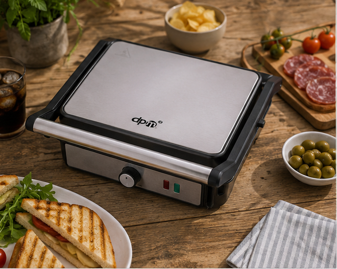 DPM107A DPM piastra elettrica Irish Pub 4 fette 2000W antiaderente