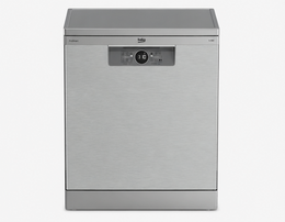 BDFN26430X Beko lavastoviglie classe D 14 coperti 60cm libera installazione Pearl Inox