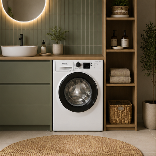 NF746WKIT Hotpoint lavatrice classe A 7kg 1400 giri libera installazione bianca