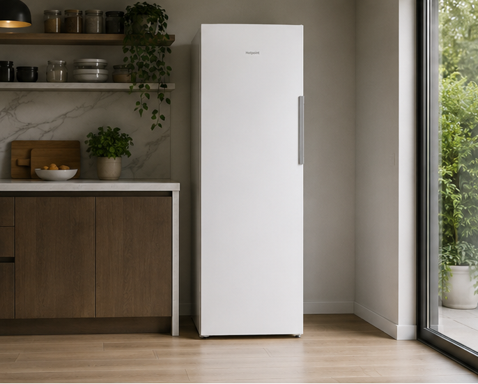 UHA6F2CW Hotpoint congelatore classe E 253LT 60cm/L verticale No Frost bianco