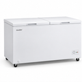 RCC688WH2 Comfee' congelatore a pozzetto 508L, vista frontale a tre quarti