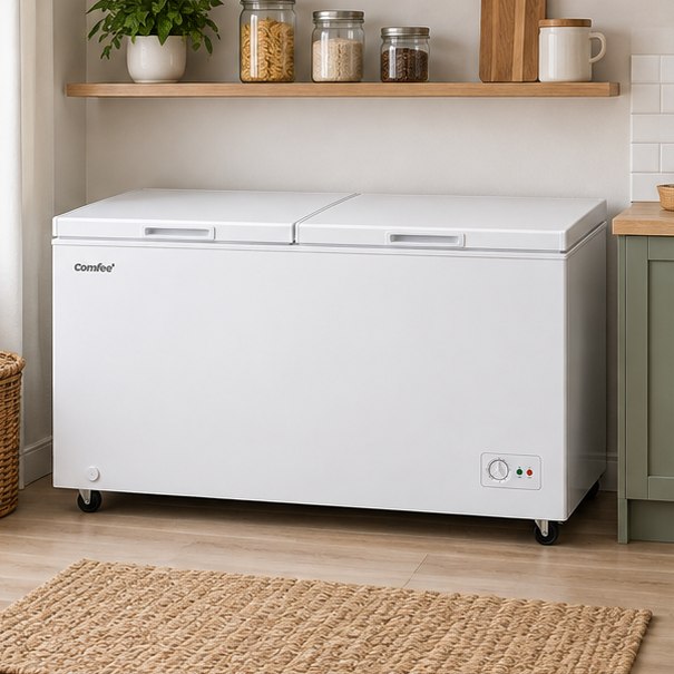 RCC688WH2 Comfee' congelatore a pozzetto 508L in cucina