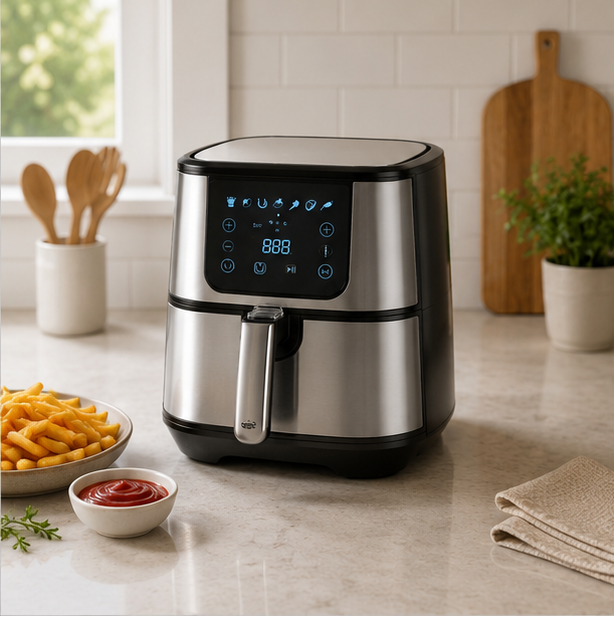 DPM5001 DPM friggitrice ad aria digitale 5,5L 1800W nera